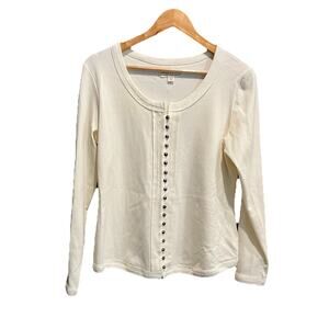 Idyllwind Fueled by Miranda Lambert White Women's Cardigan Sweater Size XL/TG